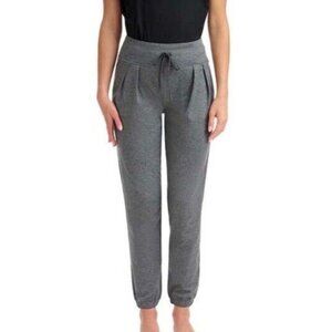 Lot of 2 Lolë Women's Training Pants Jogger Gray High Rise Drawstring Pull Up XL